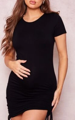 Logic Maternité Robe T-shirt De Grossesse Noire à Côtés Froncés -Logic || Diamond || Zero Soldes Boutique a838a0c16ce6b51f081668cec7ed347e14bed6e6 cne8212 4