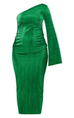 Maternité Robe De Grossesse Asymétrique Longue Verte Effet Plissé -Logic || Diamond || Zero Soldes Boutique a8cee45de8956c7c0f43151ee5e385706cc7e6ac cnd7198 5