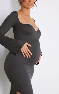 Maternité Robe De Grossesse Côtelée Gris Anthracite à Manches Longues Détail Contours 9 Maternité Robe De Grossesse Côtelée Gris Anthracite à Manches Longues Détail Contours -Logic || Diamond || Zero Soldes Boutique a8da9818abdc329d4f3edd26420c68d74d67c609 cnc9928 4