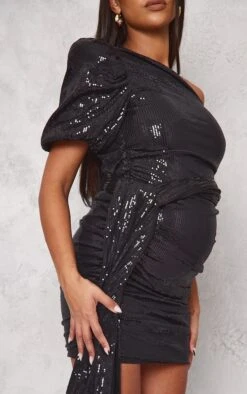 Maternité Robe De Grossesse Asymétrique Noire à Fronces Et Sequins 10 Maternité Robe De Grossesse Asymétrique Noire à Fronces Et Sequins -Logic || Diamond || Zero Soldes Boutique ad90ee824160049ca03baca63e1fac375031ff24 cnb2413 4