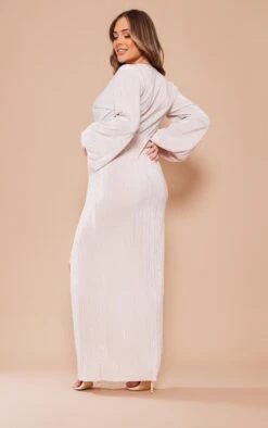 Maternité Robe De Grossesse Longue Plissée Champagne à Fente -Logic || Diamond || Zero Soldes Boutique ae2345a4305dd4d5cde940a63a9d69dddb5f6de8 cnd3091 2