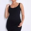 Maternité Mini-robe De Grossesse Côtelée Noire à Bretelles Et Contours -Logic || Diamond || Zero Soldes Boutique b2c2c4925bb9241bc7f7cd6bcde5bfe9f957c1a3 cnc9938 1