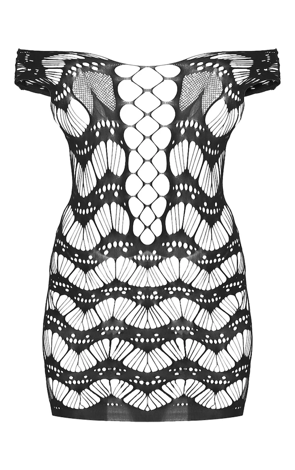 Robe De Plage Découpée Noire 7 Robe De Plage Découpée Noire – Image 5