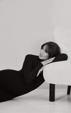 Maternité Robe De Grossesse Mi-longue Noire Douce Fendue Sur Le Côté -Logic || Diamond || Zero Soldes Boutique c39e8d3f2a081d3cee973e93d6a6a0312c53ffdc cnd3052 4