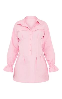 Maternité Robe De Grossesse Chemise Style Utilitaire Rose -Logic || Diamond || Zero Soldes Boutique c9662da4b0ebe24a5eb13911e133cf40cc1bee8e cmr0608 5