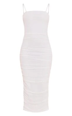 Tall Robe Mi-longue En Mesh Froncé Blanc -Logic || Diamond || Zero Soldes Boutique c994e756618905aa8bd29c9c3bc1710c4a9d58f7 cna0455 6