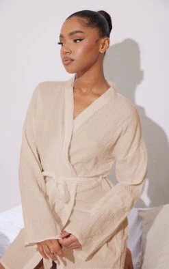 Label PLT Robe De Chambre Texturée Café Au Lait à Nouer Sur La Taille -Logic || Diamond || Zero Soldes Boutique d222d23af0fb601d0892898a95ce4b7dcb651212 cnd8182 4