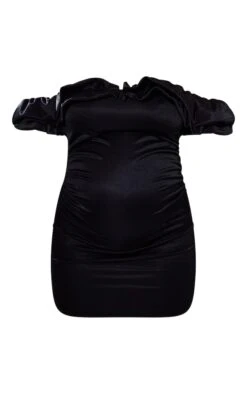Maternité Mini Robe De Grossesse Ajustée Noire Métalissée à Fronces -Logic || Diamond || Zero Soldes Boutique d3adabc4447d80bca605e354f353c6663bfa95bf cnb6537 5