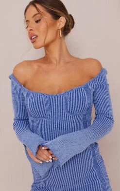 Maternité Robe Corset De Grossesse En Maille Tricot Contrastantée Bleue -Logic || Diamond || Zero Soldes Boutique d7d9bd598be7529355dcaf6b4a6cf89024cda77c cna1549 5