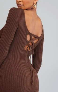 Maternité Robe Moulante De Grossesse Longue En Maille Tricot Chocolat à Nouer Derrière -Logic || Diamond || Zero Soldes Boutique e84a8639fb0a0382d023876834d5bc9743d279b6 cna5399 4