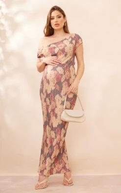 Logic Maternité Robe De Grossesse Longue Plissée Fleurie Marron à Col Bardot 9 Logic Maternité Robe De Grossesse Longue Plissée Fleurie Marron à Col Bardot -Logic || Diamond || Zero Soldes Boutique e8b2fc0c83b1fb73de664ad824d0fa25a467fc9c cnf1309 3