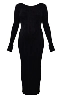 Maternité Robe Moulante De Grossesse Longue En Maille Tricot Noire à Nouer Derrière -Logic || Diamond || Zero Soldes Boutique e91239b982486fa03a76bd90858720ee20e21ee1 cnb9978 5