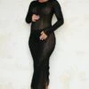 Maternité Robe De Grossesse Fendue Mi-longue Texturée Noire -Logic || Diamond || Zero Soldes Boutique e96d16ce04b6b846777735a00bdc4f7e0513fc0b cnd3131 1
