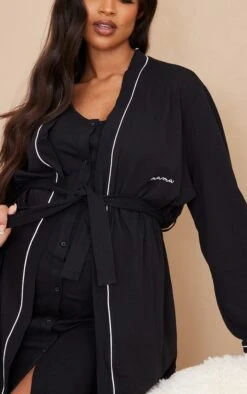 Maternité Robe De Chambre De Grossesse Noire à Slogan Mama 10 Maternité Robe De Chambre De Grossesse Noire à Slogan Mama -Logic || Diamond || Zero Soldes Boutique ed3bae7ba49a58e51cf5a188d28f787a4646e470 cnd0081 4