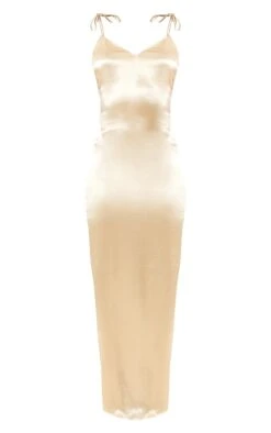 Tall Robe Longue Satinée Champagne -Logic || Diamond || Zero Soldes Boutique edb3f1fc9d9a3f3a7f6cc2e6ba95440ad233fd5a cnd3343 5