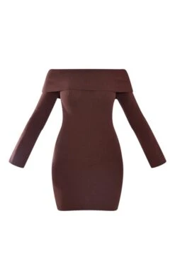 Tall Mini Robe Pull Chocolat à épaules Dénudées -Logic || Diamond || Zero Soldes Boutique ef31d2ed043db7a89ed1e37f395682a22c18cd98 cnb4413 5