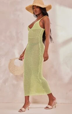 Tall Robe Longue En Maille Tricot Vert Olive à Bretelles -Logic || Diamond || Zero Soldes Boutique f274f66cac45b63393e7dce68043cdd11657a4b7 cne8197 3