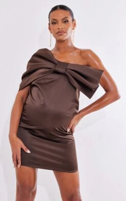 Maternité Robe Bustier De Grossesse Chocolat à Détail Noeud -Logic || Diamond || Zero Soldes Boutique f81ff97a637517fa76ce47579bedc950e41b7d11 cnb2423 3